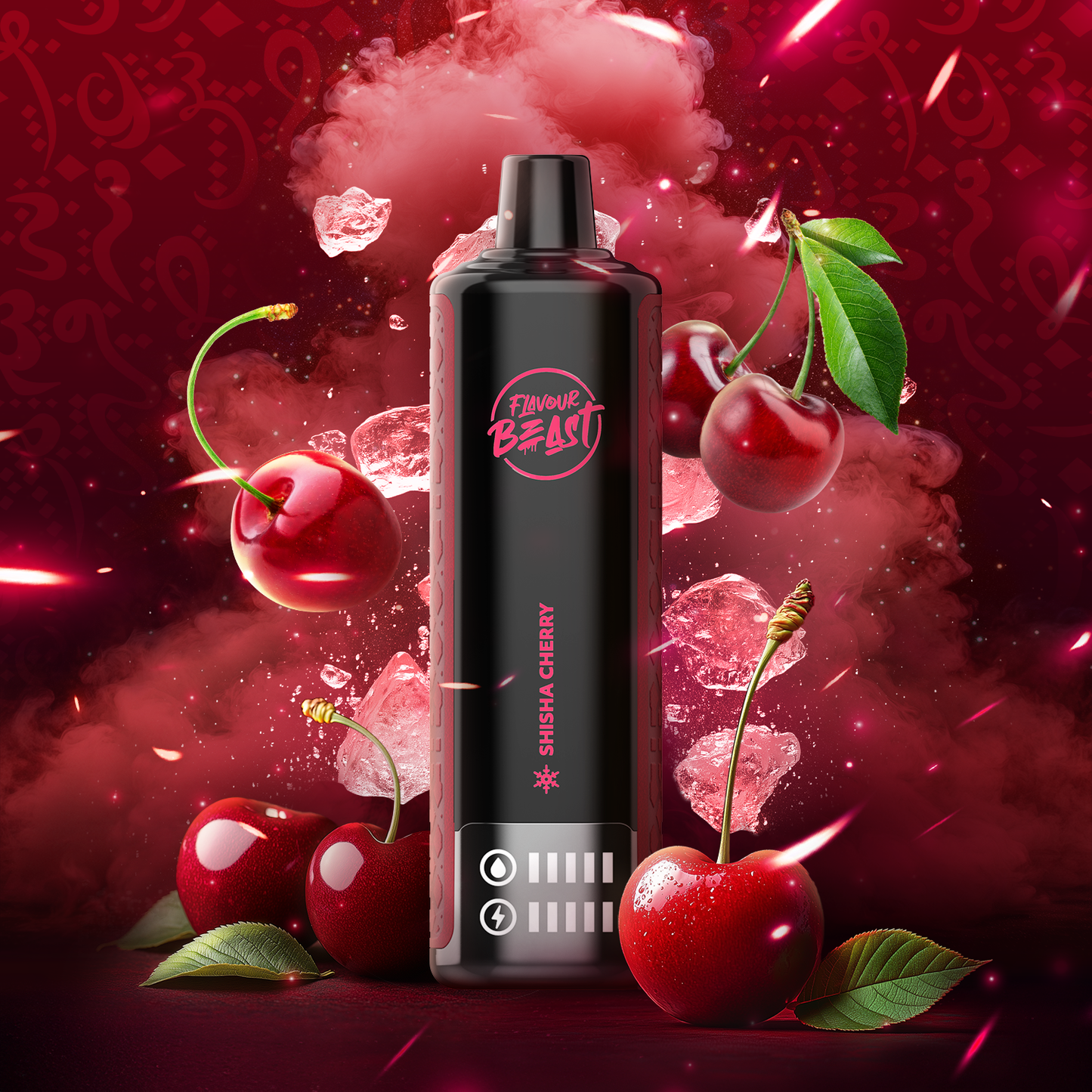 Flavour Beast Bar Disposable 15K Shisha Cherry Low Ice ONT