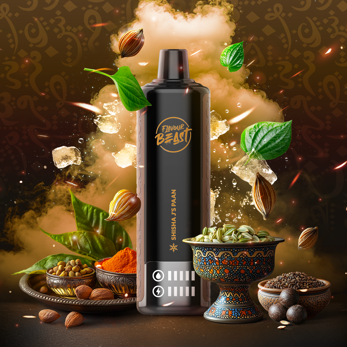 Flavour Beast Bar Disposable 15K Shisha J's Paan Low Ice ONT