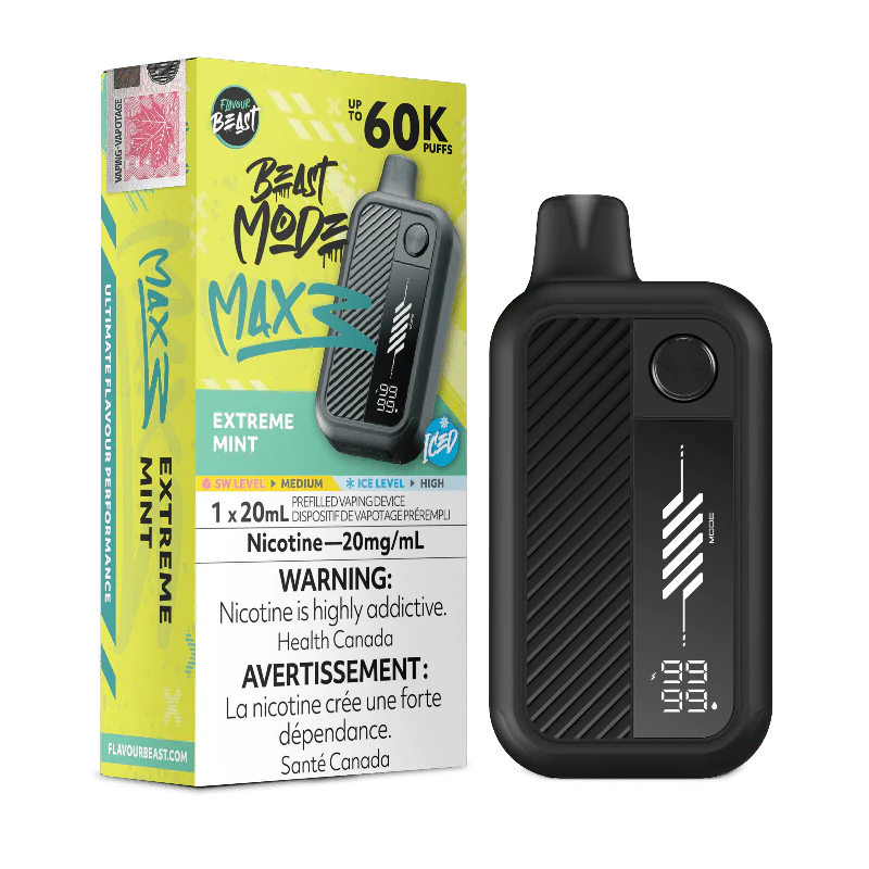 Flavour Beast Disposable Mode Max 3 60K Extreme Mint Iced ONT