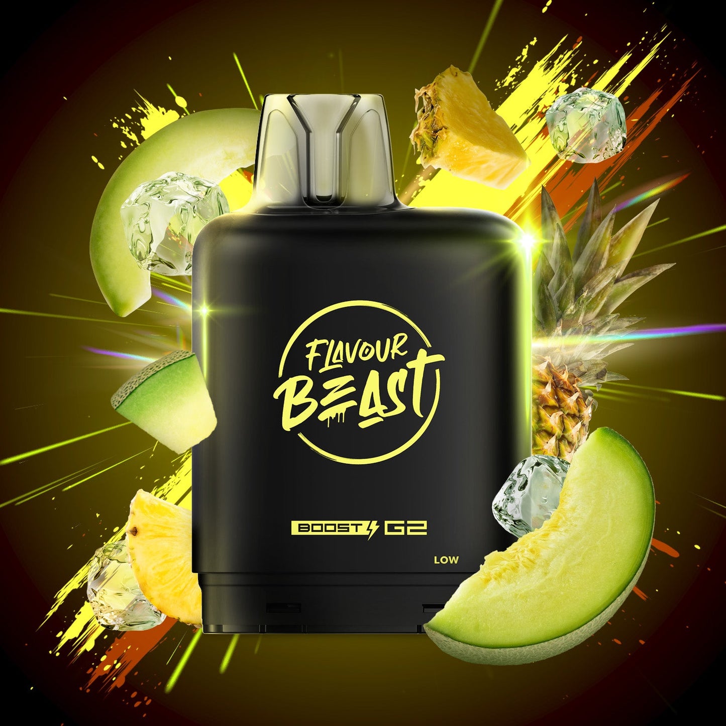 Flavour Beast Boost Level X PODS Honeydew Pineapple Iced ONT
