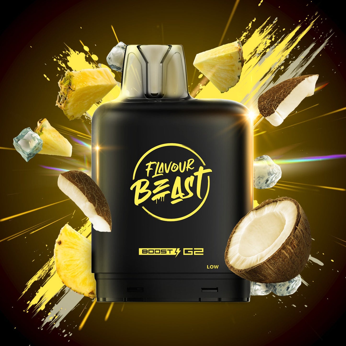 Flavour Beast Boost Level X PODS Pineapple Coconut Iced ONT