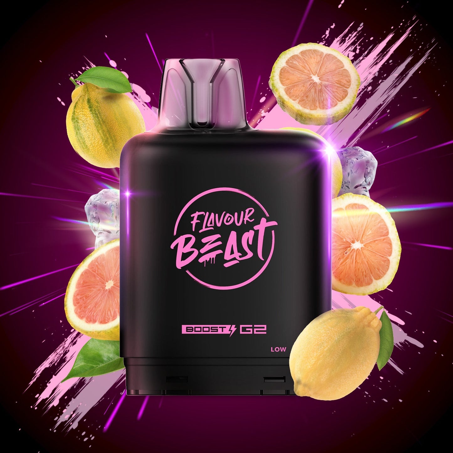 Flavour Beast Boost Level X PODS Pink Bomb ONT
