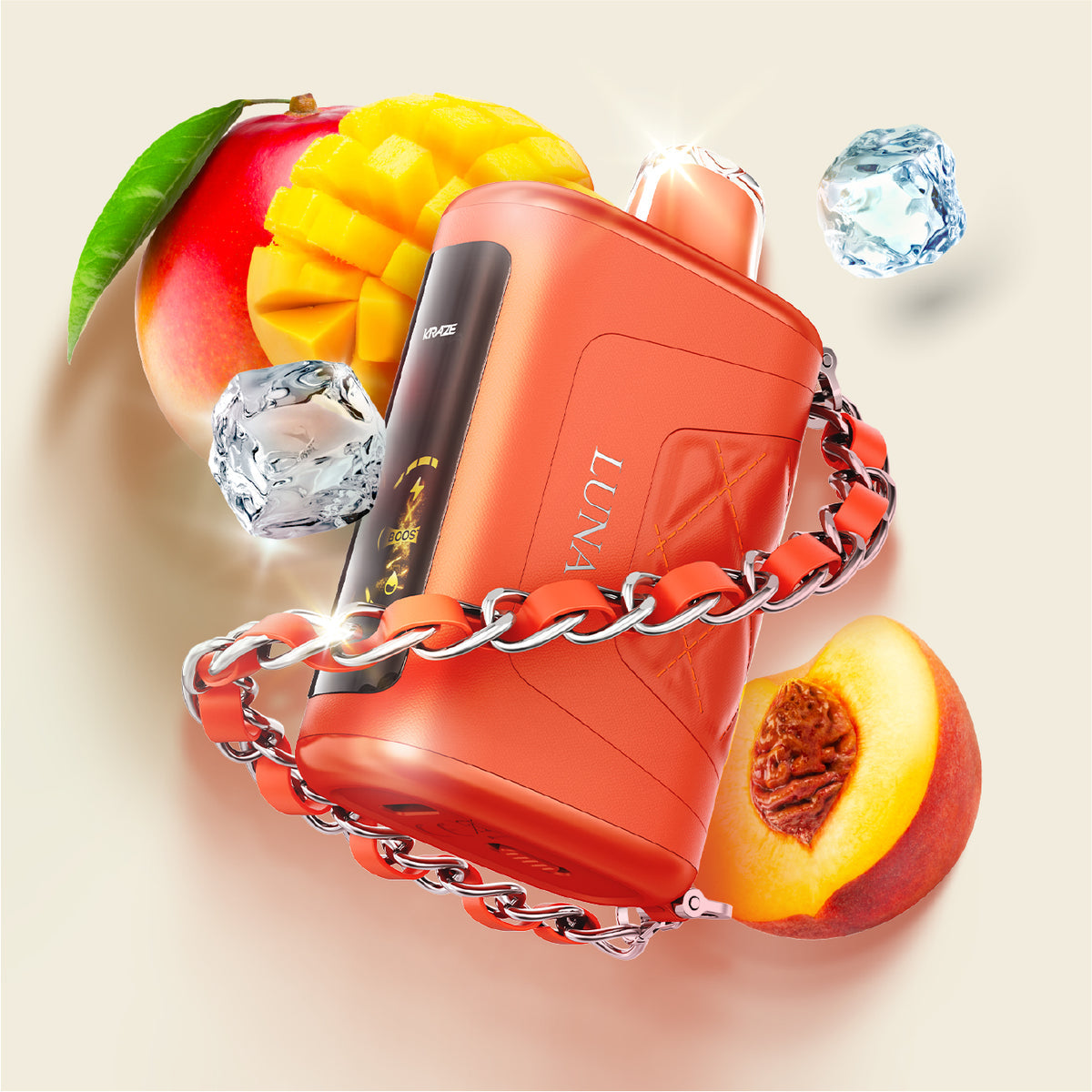 Kraze Luna 42K Disposable Amber Peach Mango Ice ONT