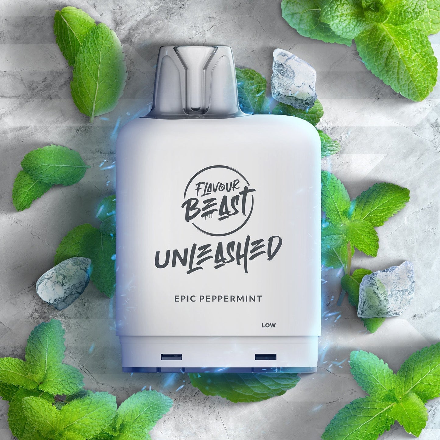 Flavour Beast Boost Level X PODS Unleashed Epic Peppermint ONT