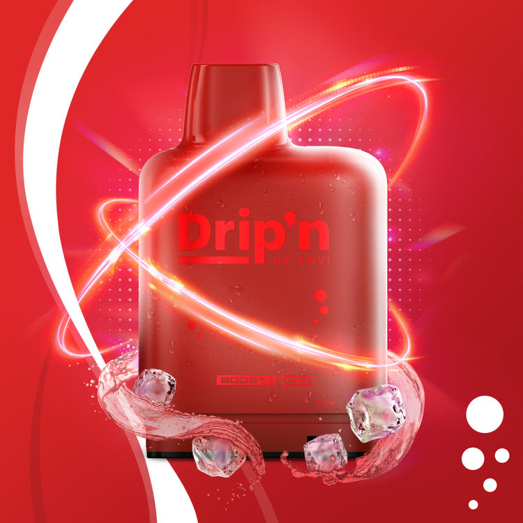 Drip'n Boost Level X PODS Red Classic Ice ONT Vape Collective Drip'n Boost Level X PODS Red Classic Ice ONT Vape Collective