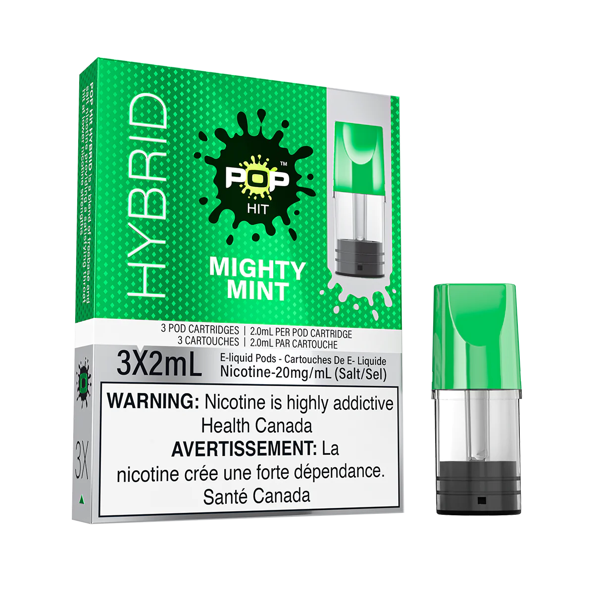 Pop Vapor Hybrid PODS Mighty Mint ONT