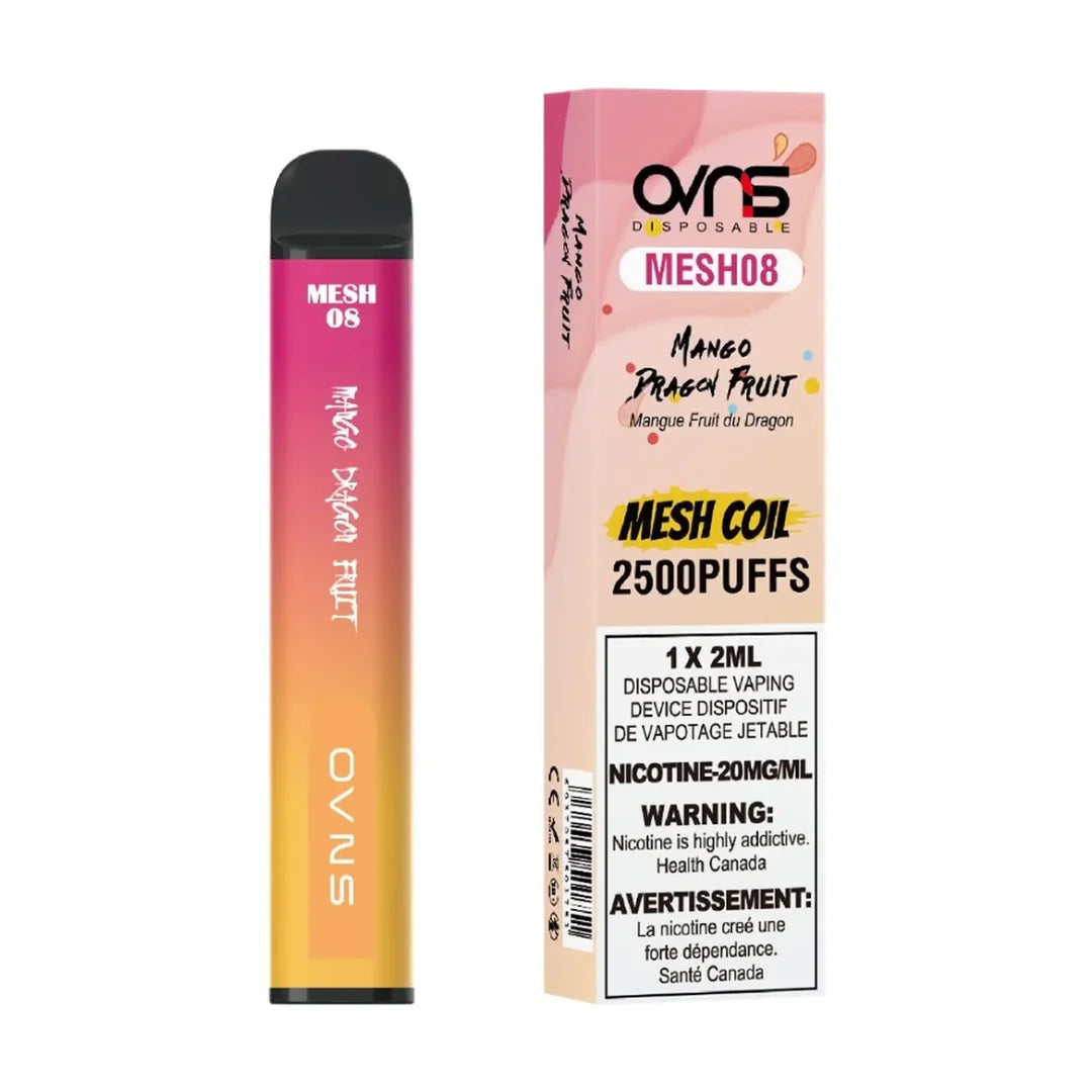 OVNS MESH08 2500 Disposable Mango Dragonfruit