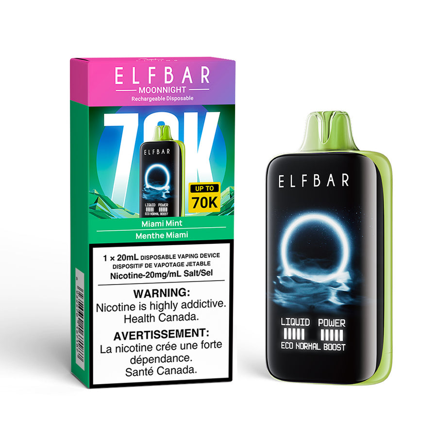 ELF BAR Disposable Moon light 70K Miami Mint ONT