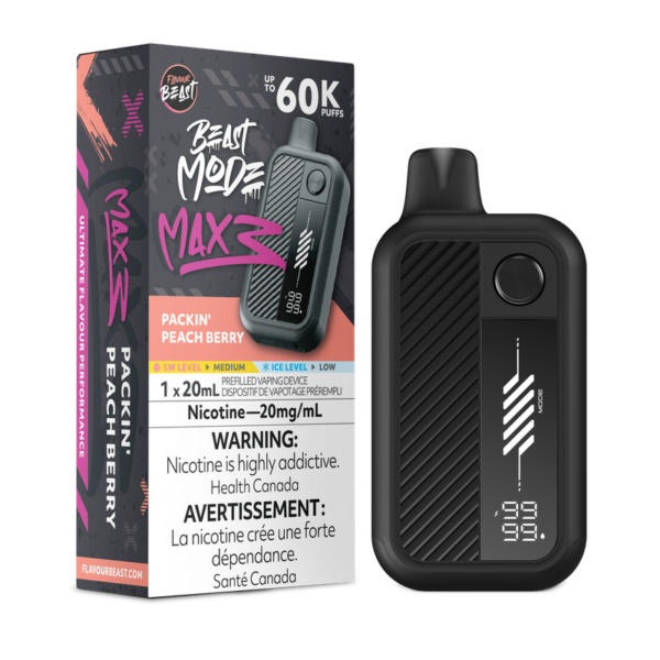 Flavour Beast Disposable Mode Max 3 60K Packin’ Peach Berry