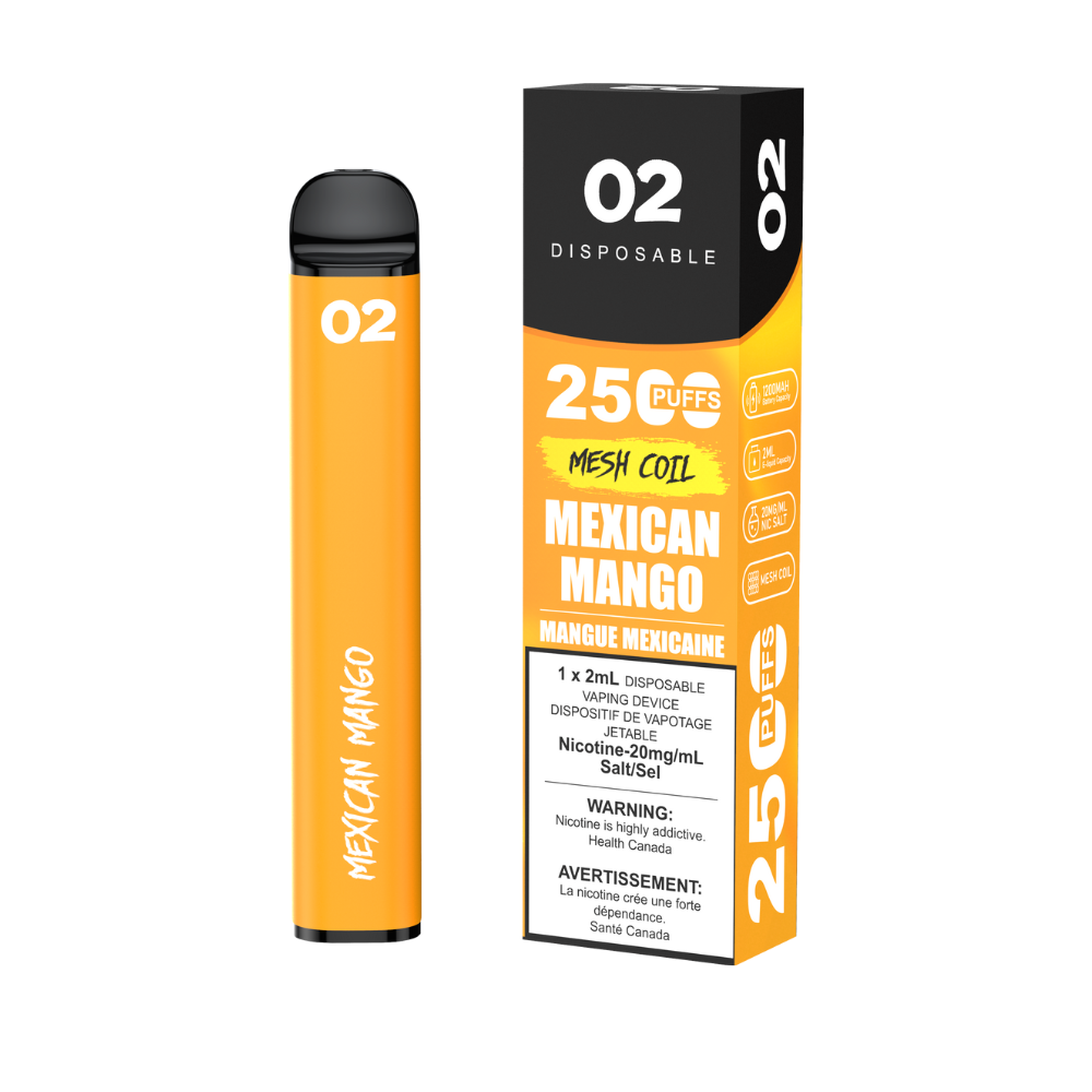 O2 Disposable 2500 Mexican Mango