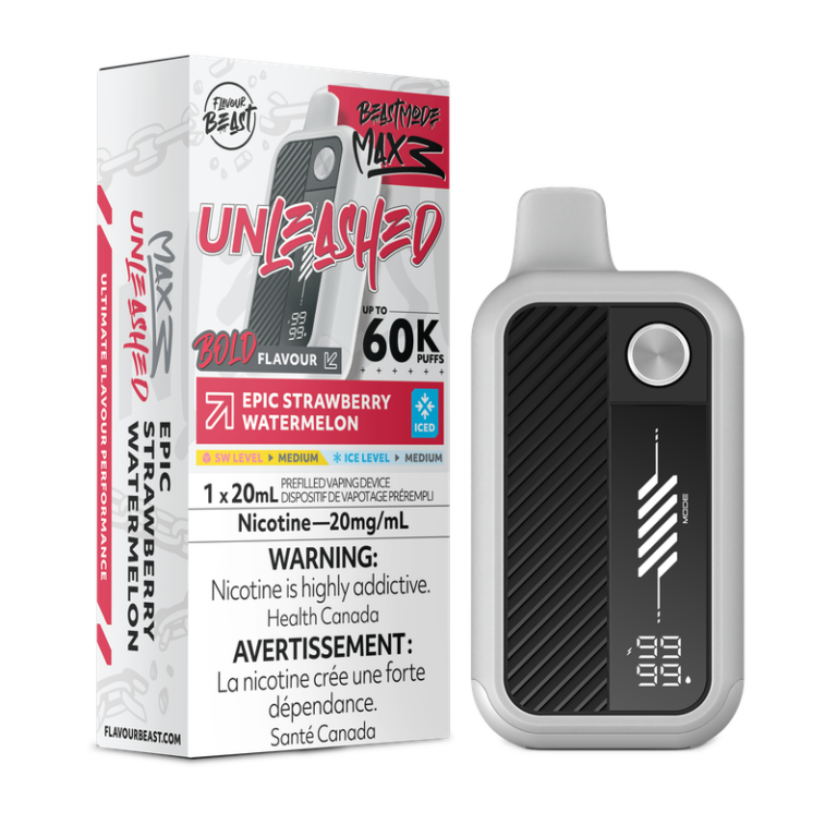Flavour Beast Disposable Mode Max 3 60K Unleashed Epic Strawberry Watermelon ONT