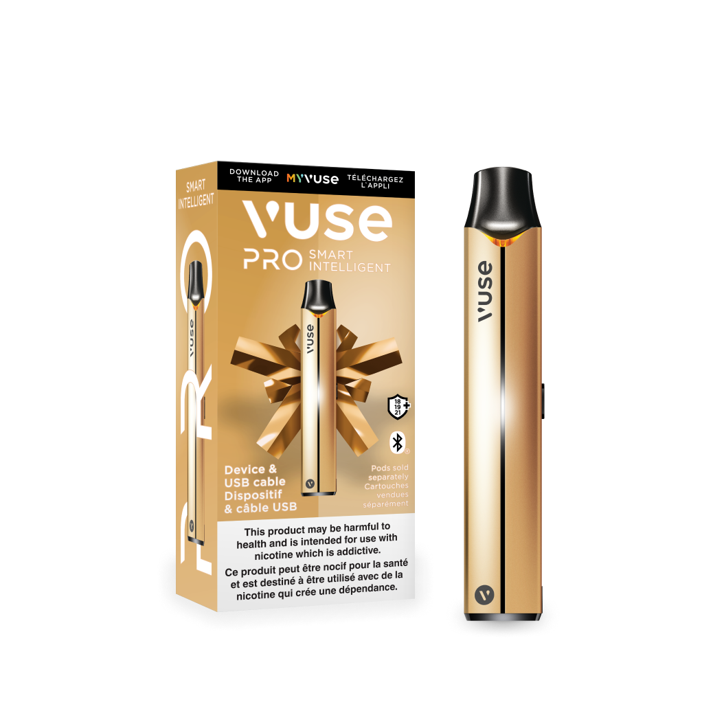 Vuse ePod Device Pro Smart Core Gold Vape Collective Vuse ePod Device Pro Smart Core Gold Vape Collective