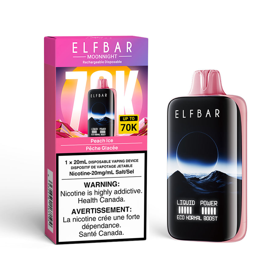ELF BAR Disposable Moon light 70K Peach Ice ONT