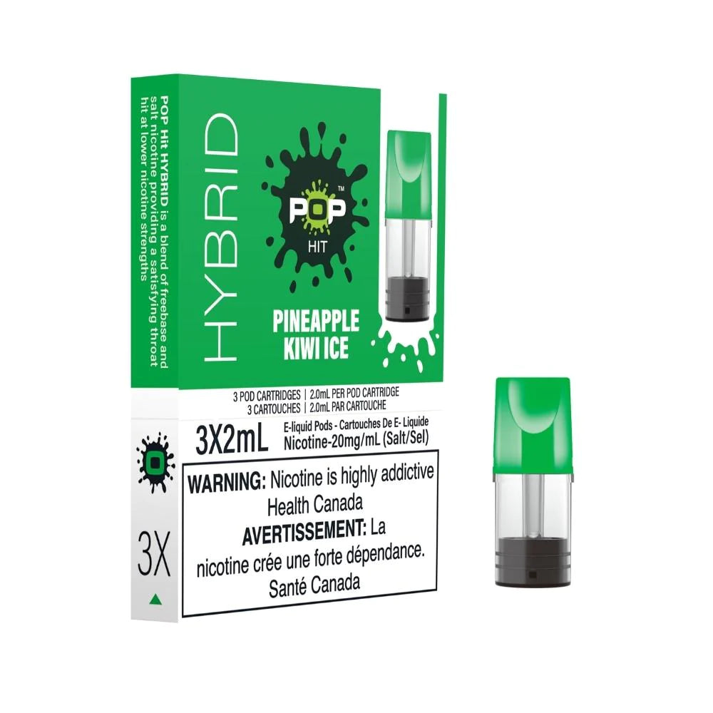 Pop Vapor Hybrid PODS Pineapple Kiwi Ice ONT