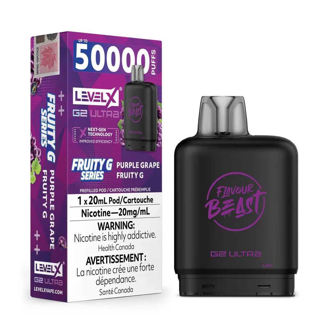 Flavour Beast G2 Ultra Level X PODS Fruity G Purple Grape