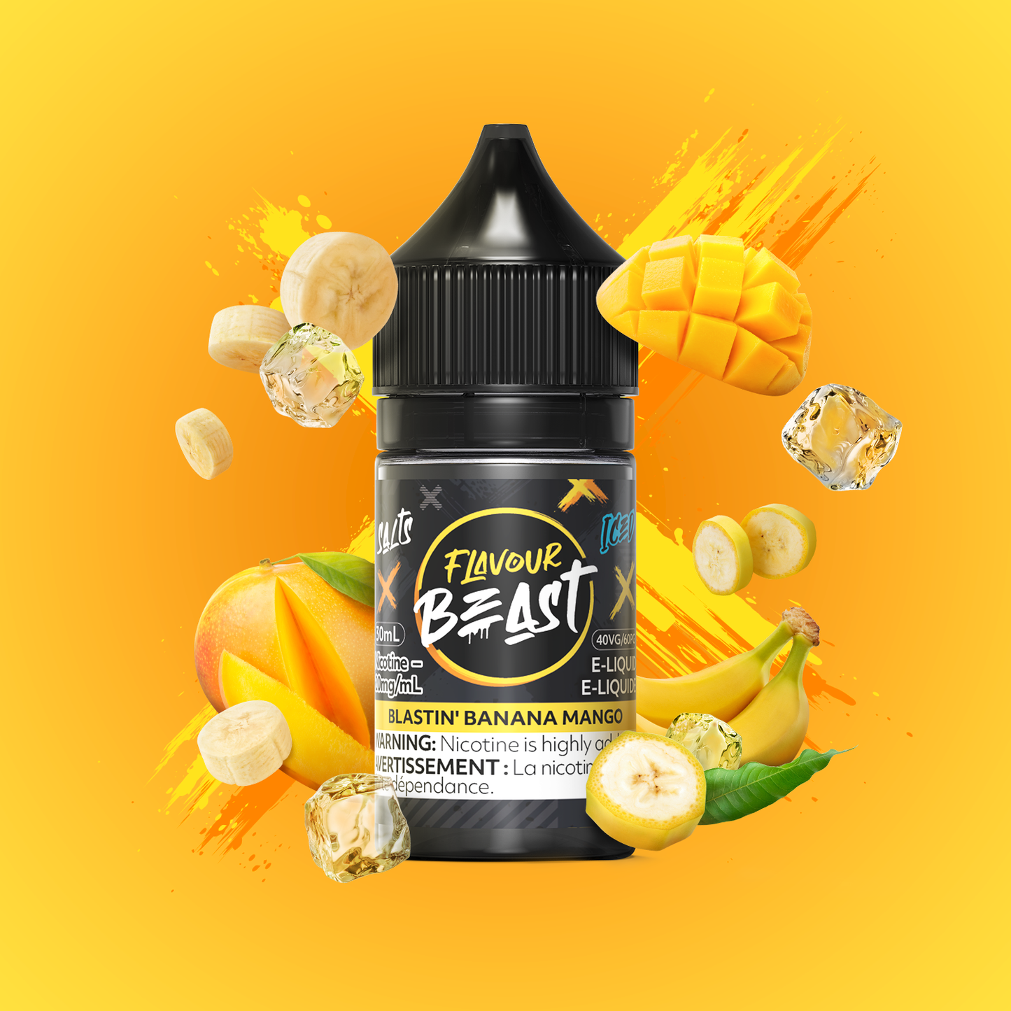 Flavour Beast Salts Blastin’Banana Mango ONT