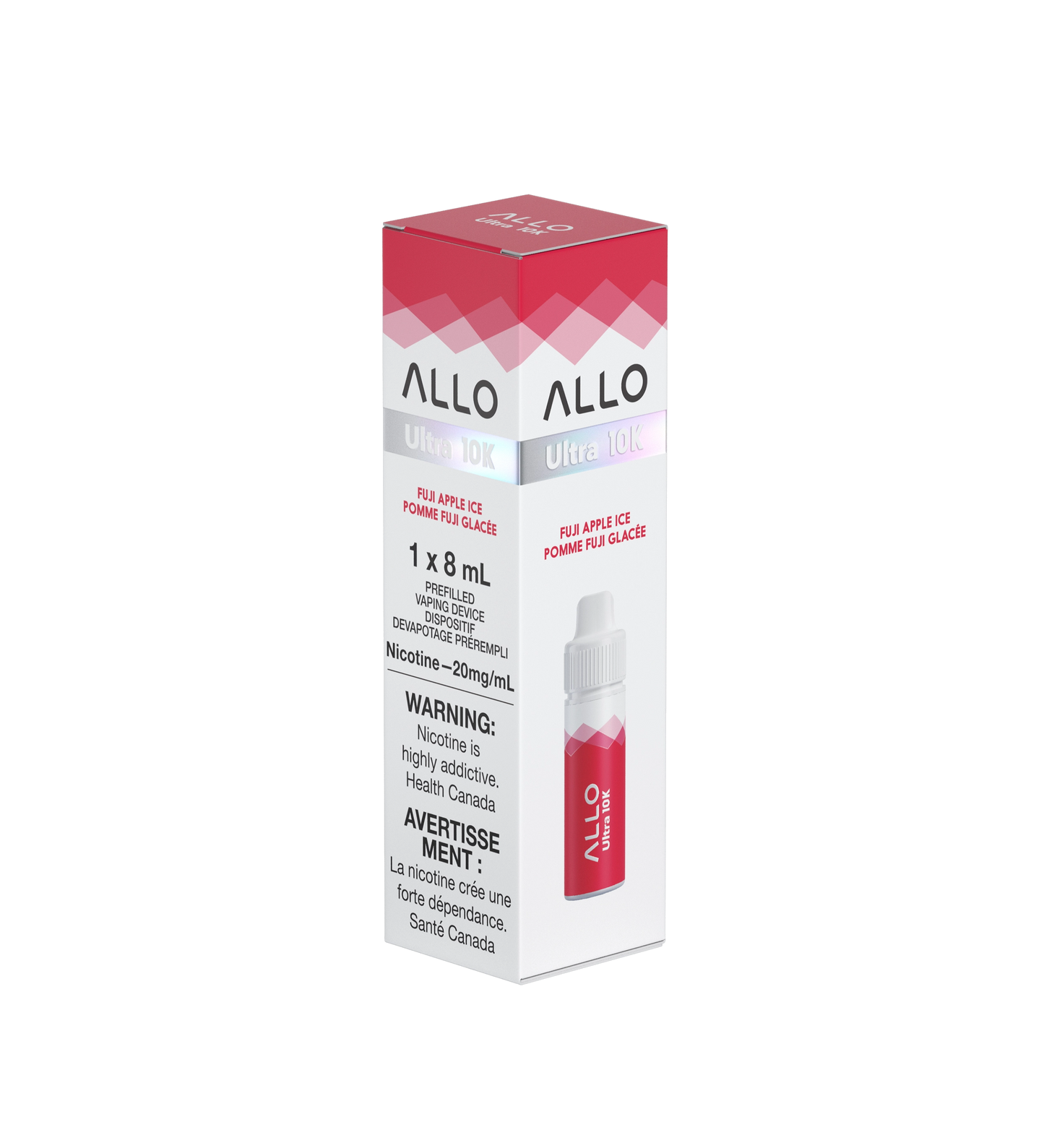 Allo Ultra 10K Hybrid Disposable Fuji Apple Ice Vaping Device Kit ONT