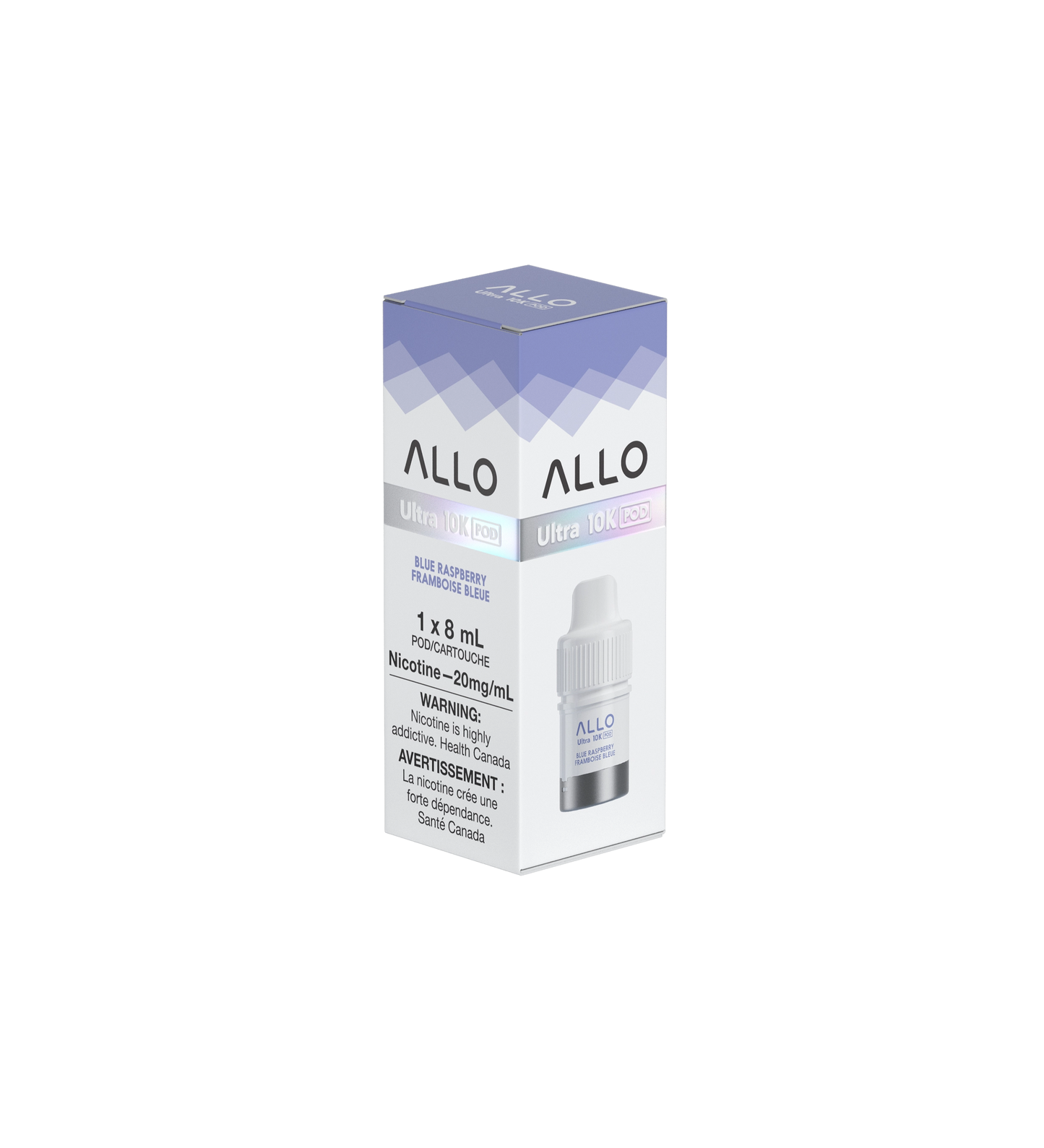 Allo Ultra 10K Hybrid Blue Raspberry Pre-filled Vape Pod ONT