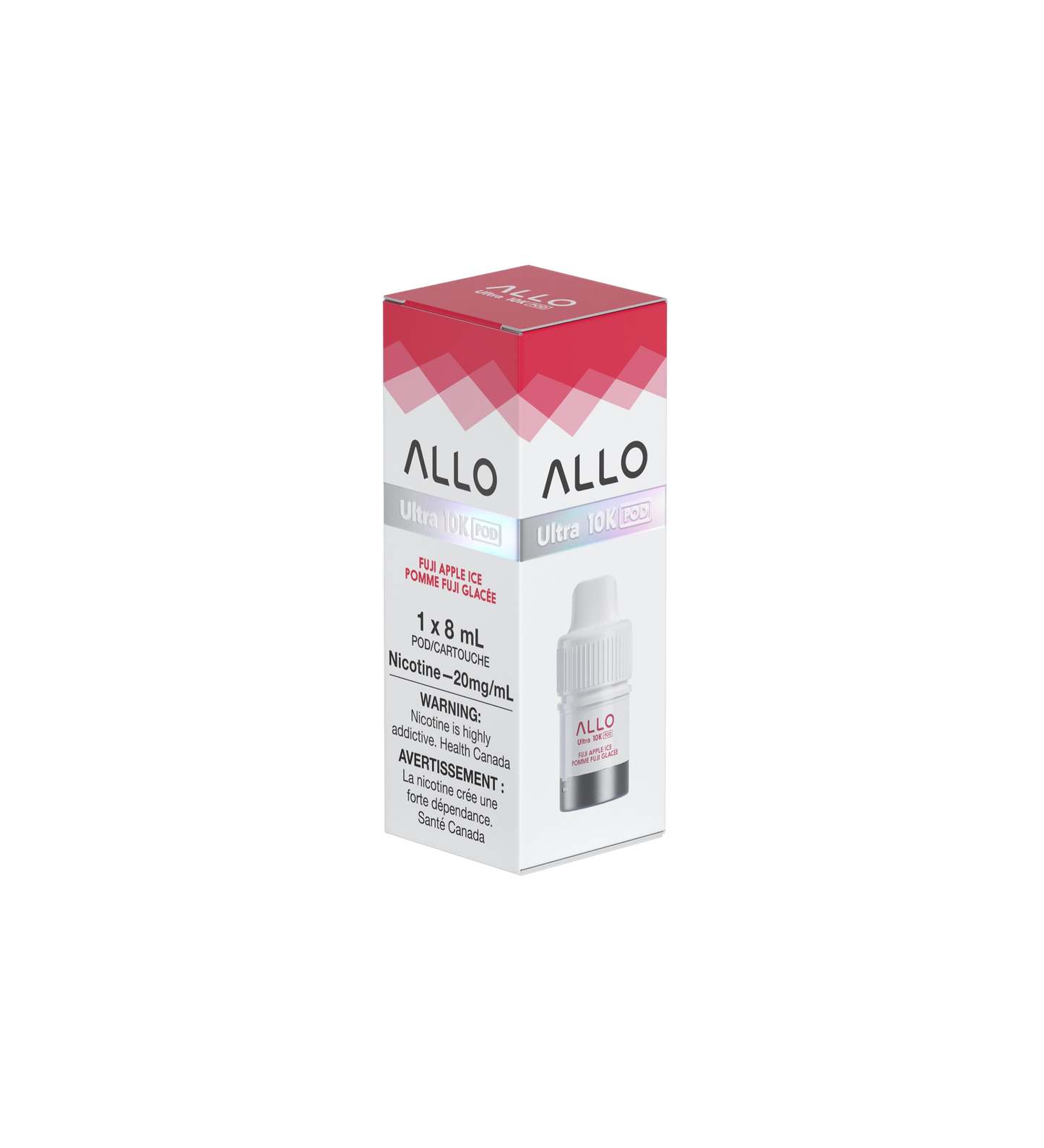 Allo Ultra 10K Hybrid Fuji Apple Ice Pre-filled Vape Pod ONT