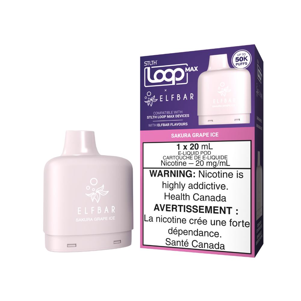 STLTH LOOP x ELFBAR 50K Pods Sakura Grape Ice