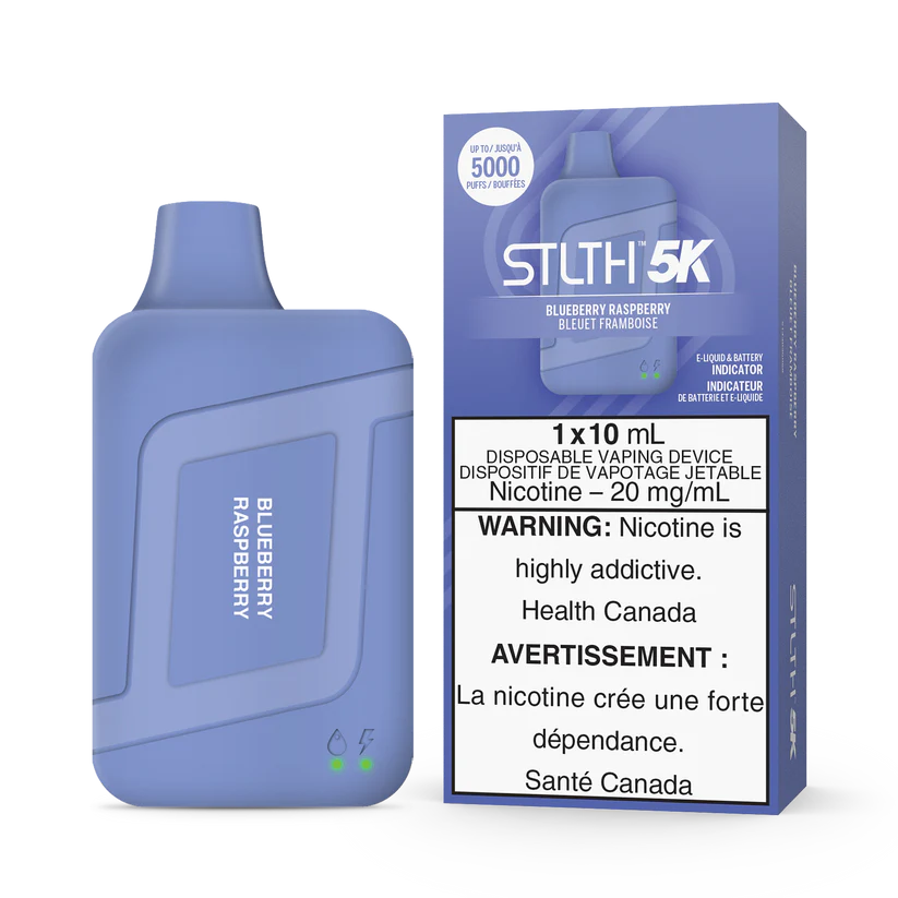 STLTH Disposable 5K BLUEBERRY RASPBERRY ONT