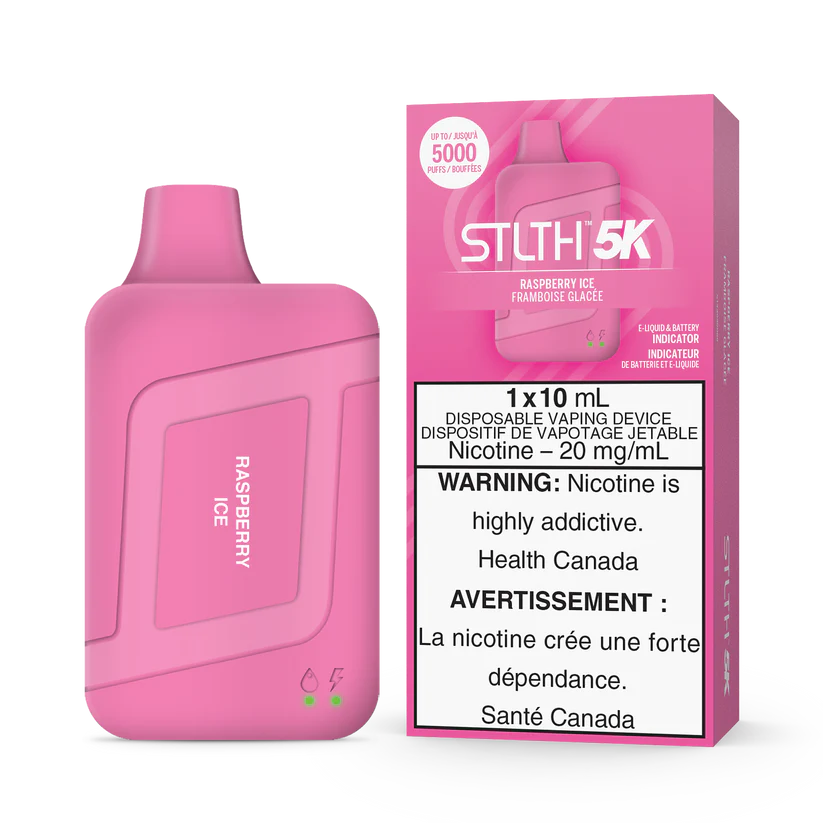 STLTH Disposable 5K RASPBERRY ICE ONT