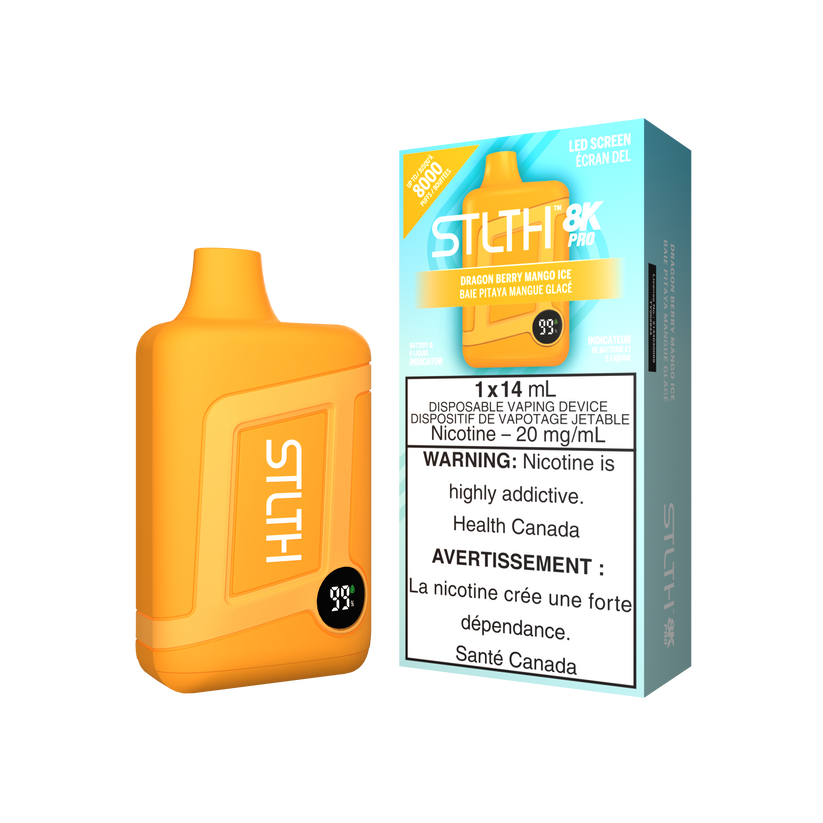 STLTH Disposable 8K PRO Dragon Berry Mango Ice ONT