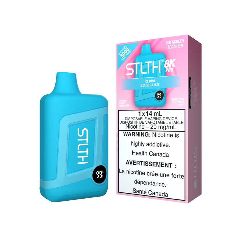STLTH Disposable 8K PRO Ice Mint ONT