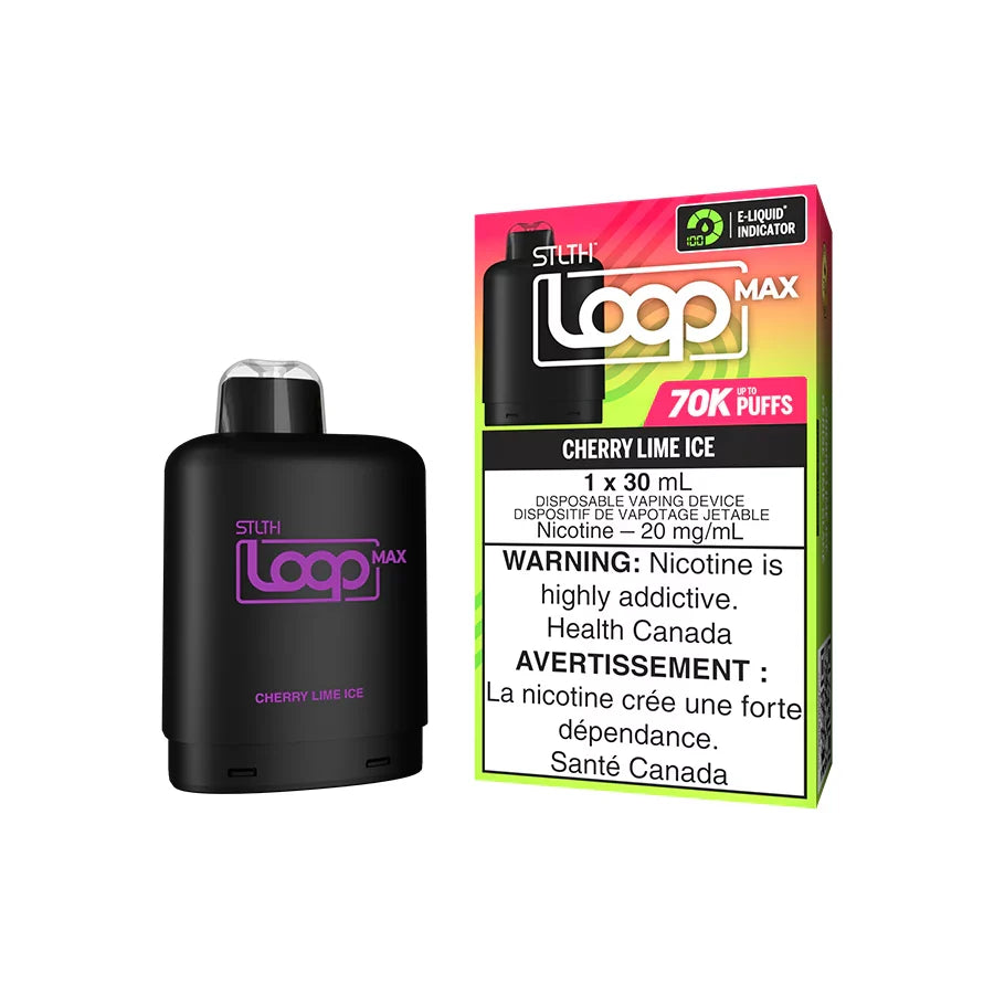 STLTH LOOP MAX 70K Pods Cherry Lime Ice ONT