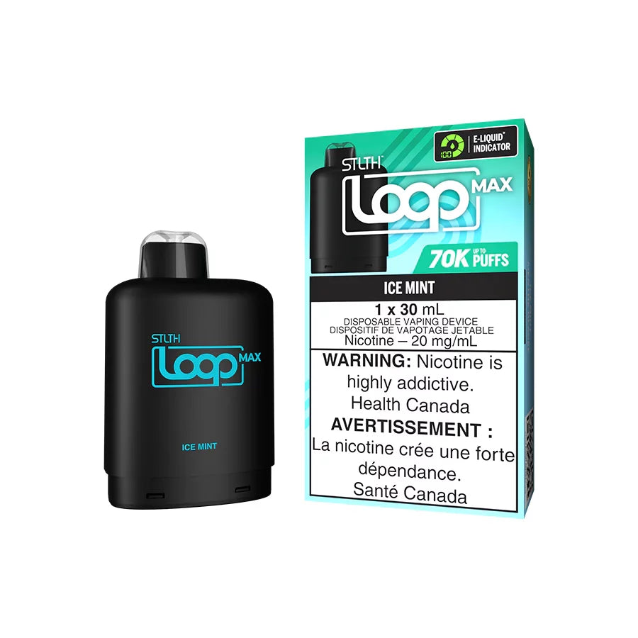 STLTH LOOP MAX 70K Pods Ice Mint ONT
