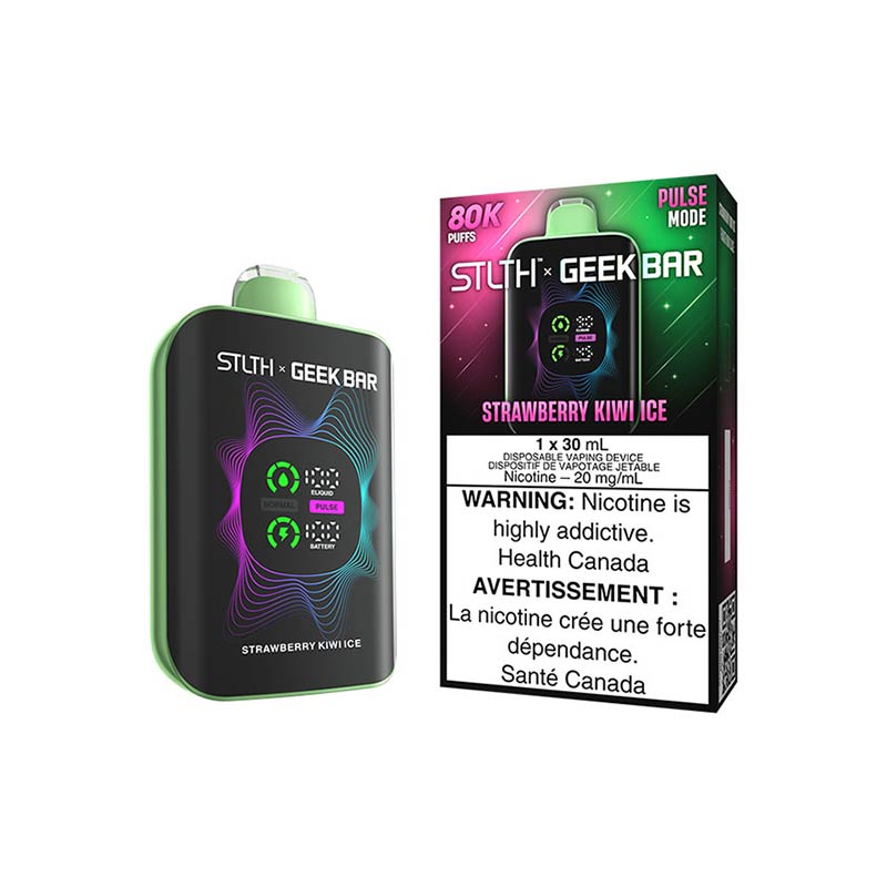 STLTH x GEEK BAR Disposable 80K Strawberry Kiwi Ice
