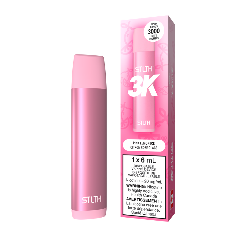 STLTH Disposable 3K PINK LEMON ICE ONT