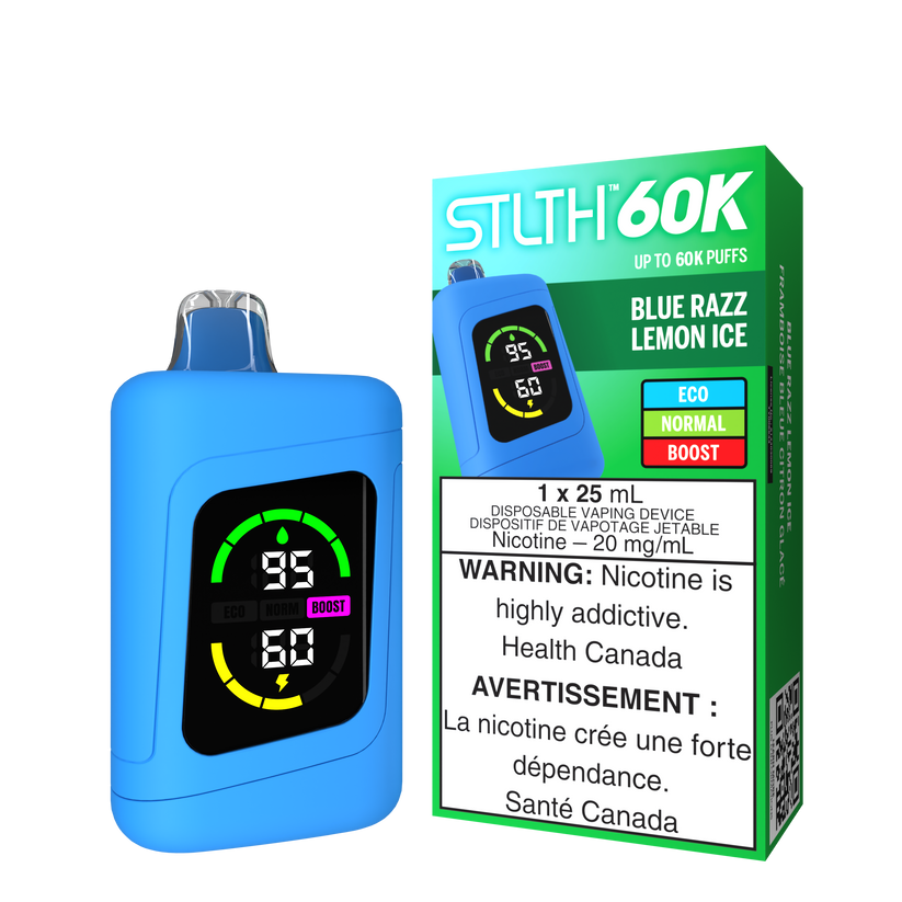 STLTH Disposable 60K Blue Razz Lemon Ice ONT