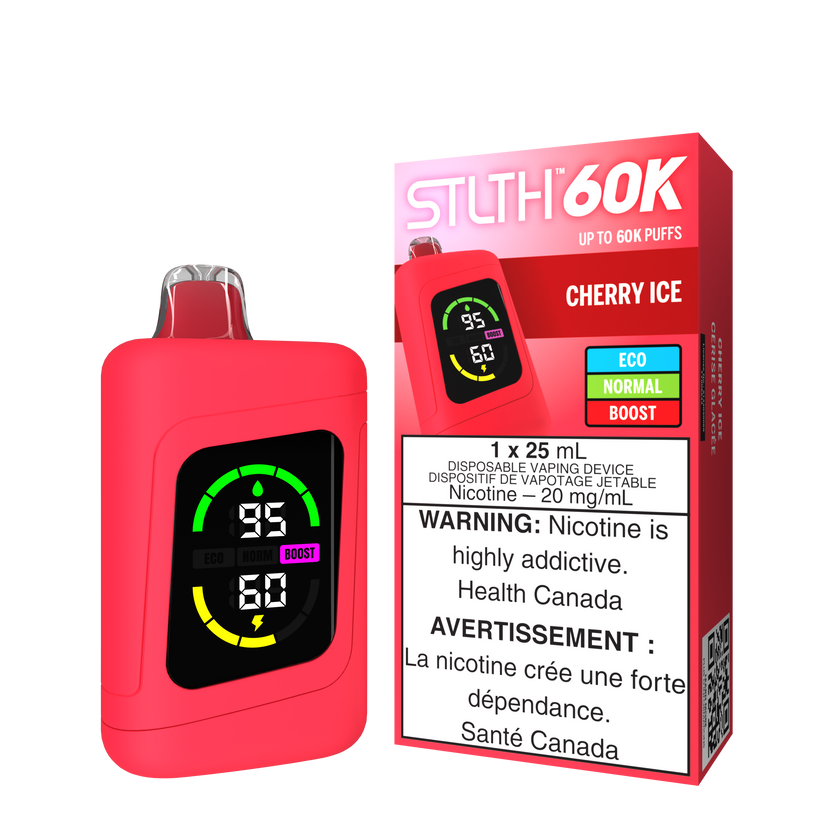 STLTH Disposable 60K Cherry Ice ONT