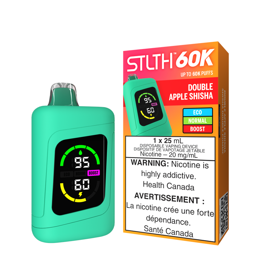 STLTH Disposable 60K Double Apple Shisha ONT