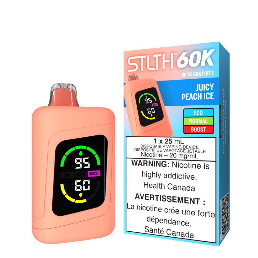 STLTH Disposable 60K Juicy Peach Ice ONT