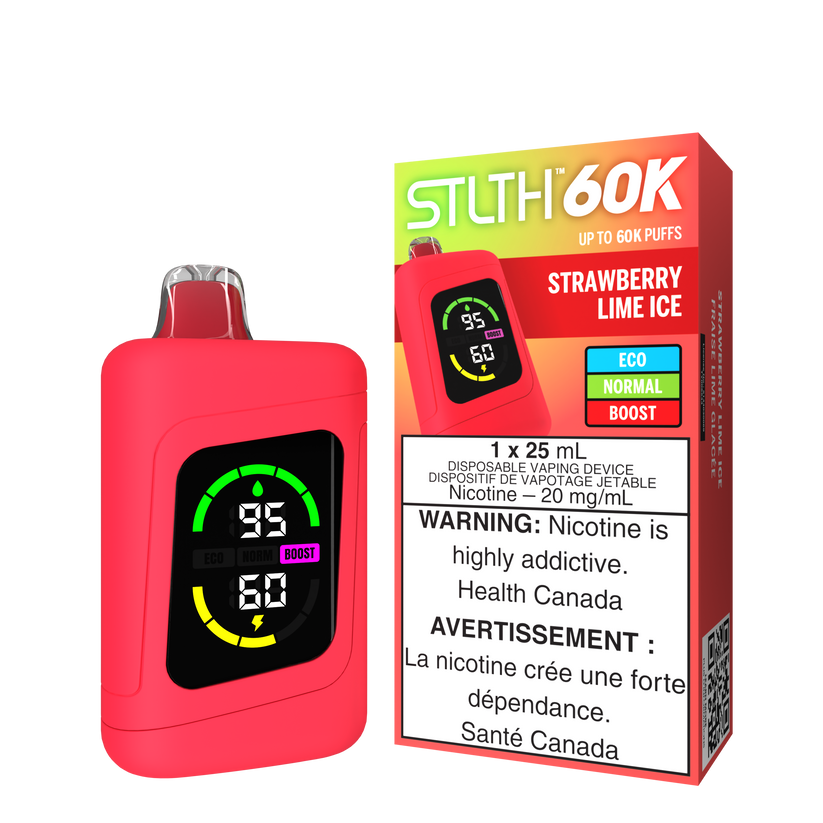 STLTH Disposable 60K Strawberry Lime Ice ONT