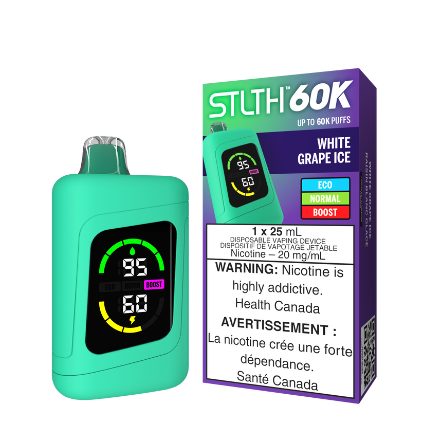STLTH Disposable 60K White Grape Ice ONT