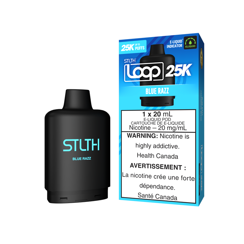 STLTH LOOP 25K Pods Blue Razz ONT