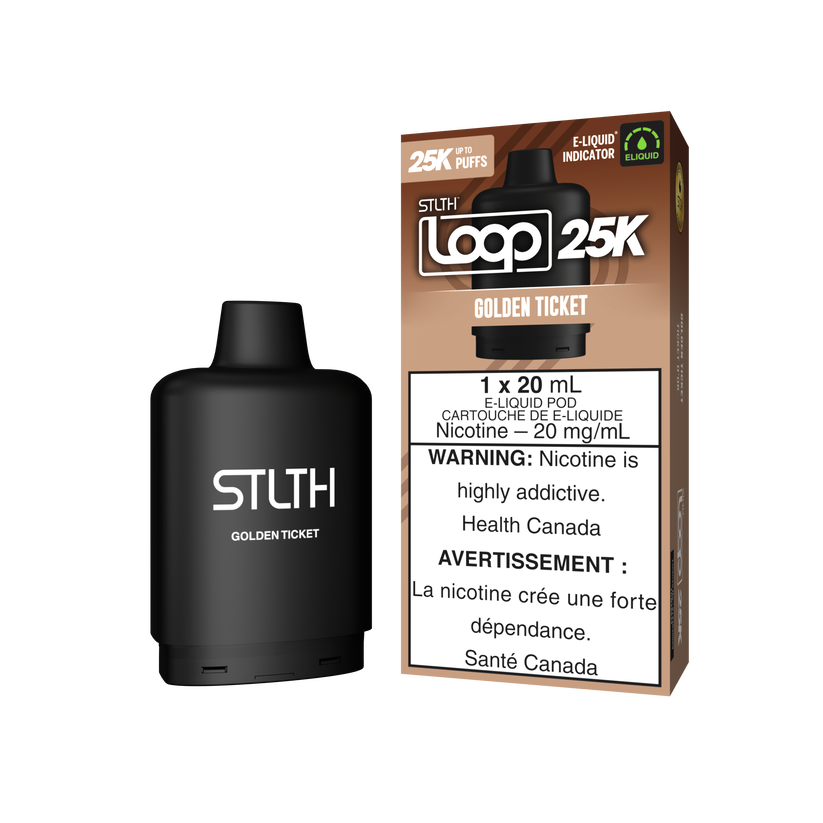 STLTH LOOP 25K Pods Golden Ticket ONT