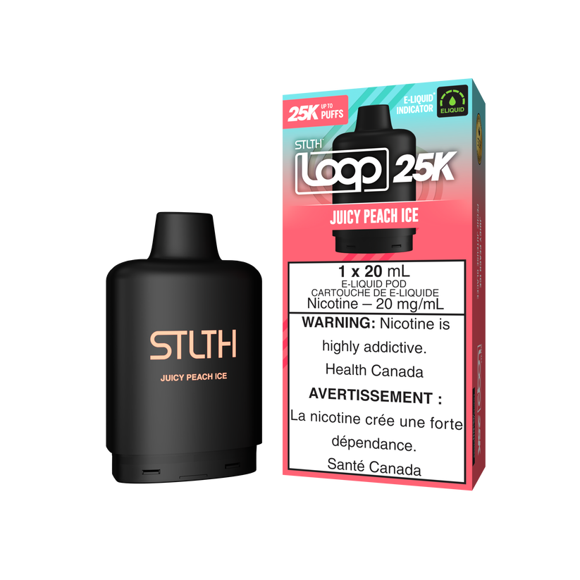 STLTH LOOP 25K Pods Juicy Peach Ice ONT