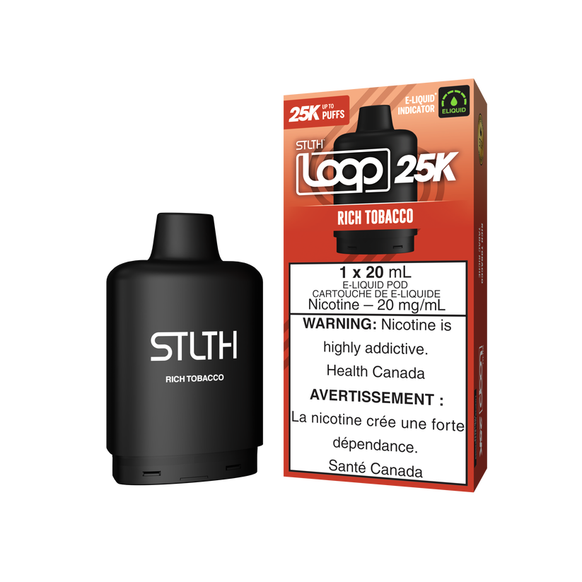 STLTH LOOP 25K Pods Rich Tobacco ONT