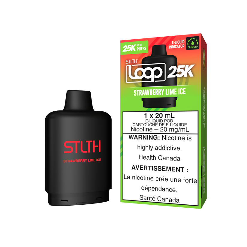 STLTH LOOP 25K Pods Strawberry Lime Ice ONT