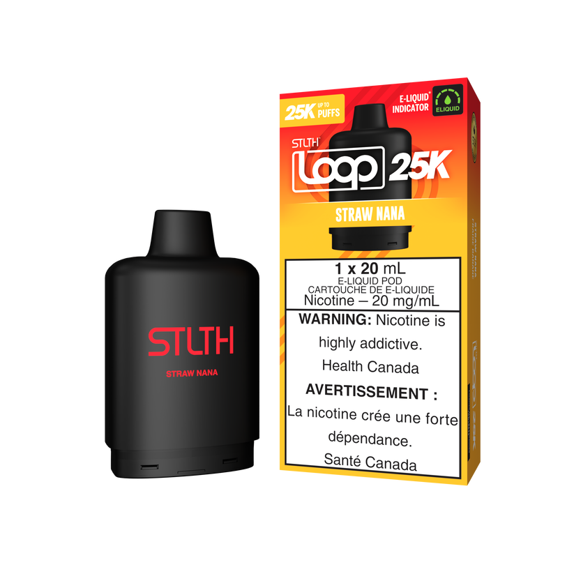 STLTH LOOP 25K Pods Straw Nana ONT