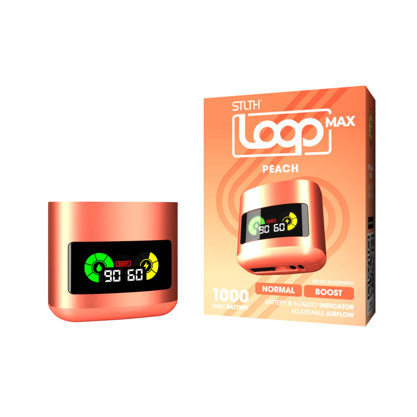 STLTH LOOP MAX Battery Peach
