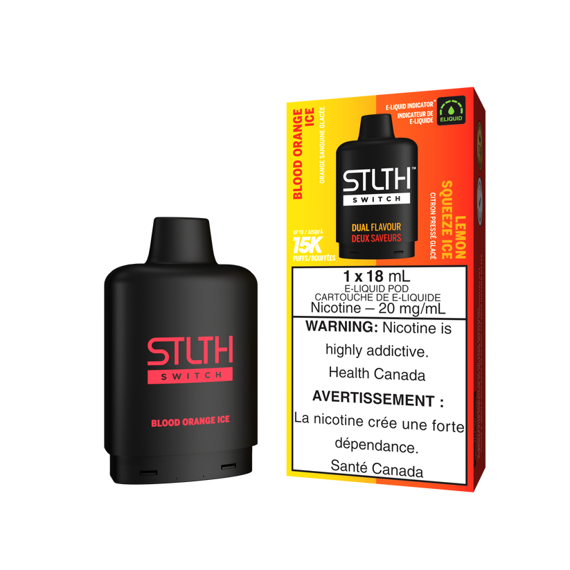 STLTH LOOP Switch 15K Pods Blood Orange Ice / Lemon Squeeze Ice ONT