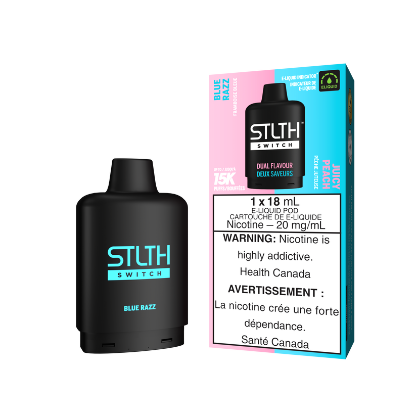 STLTH LOOP Switch 15K Pods Blue Razz / Juicy Peach ONT