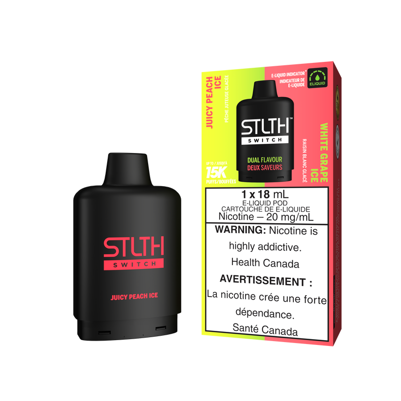 STLTH LOOP Switch 15K Pods Juicy Peach Ice / White Grape Ice ONT
