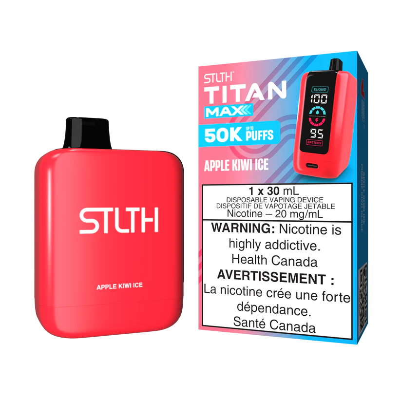 STLTH Disposable TITAN MAX 50K Apple Kiwi Ice ONT
