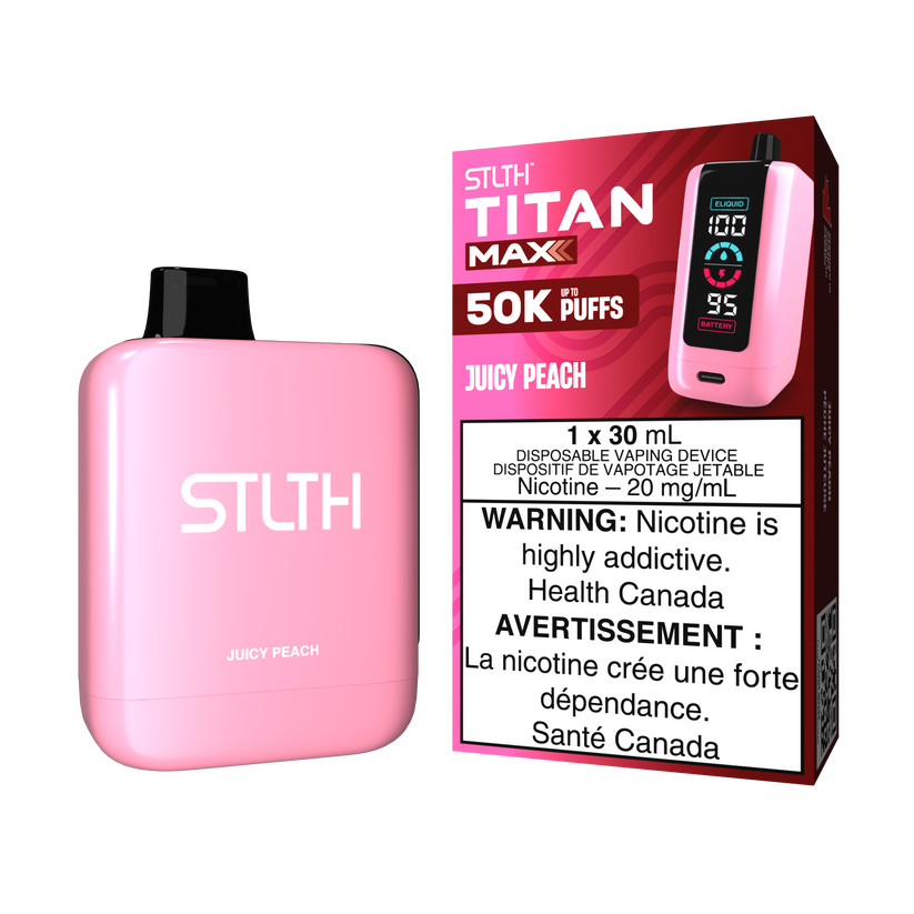 STLTH Disposable TITAN MAX 50K Juicy Peach ONT